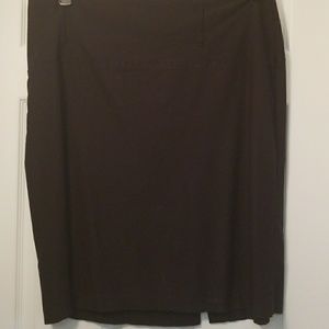 Black pencil skirt